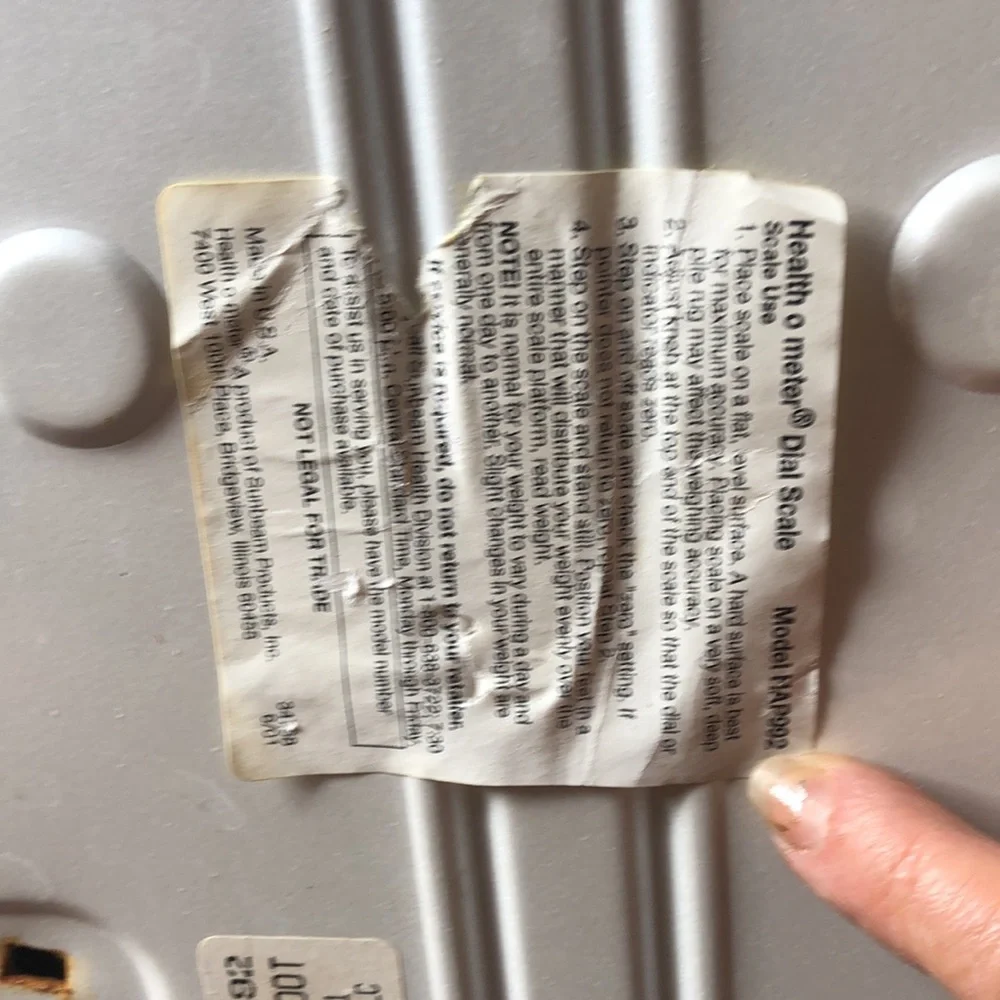 Professional vintage bathroom scale for your body weight - Picture 6 of 8